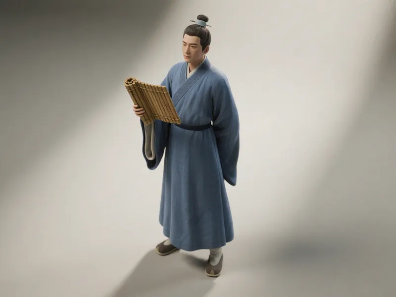 古代书生13cm