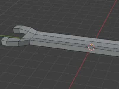Low Poly Wrench