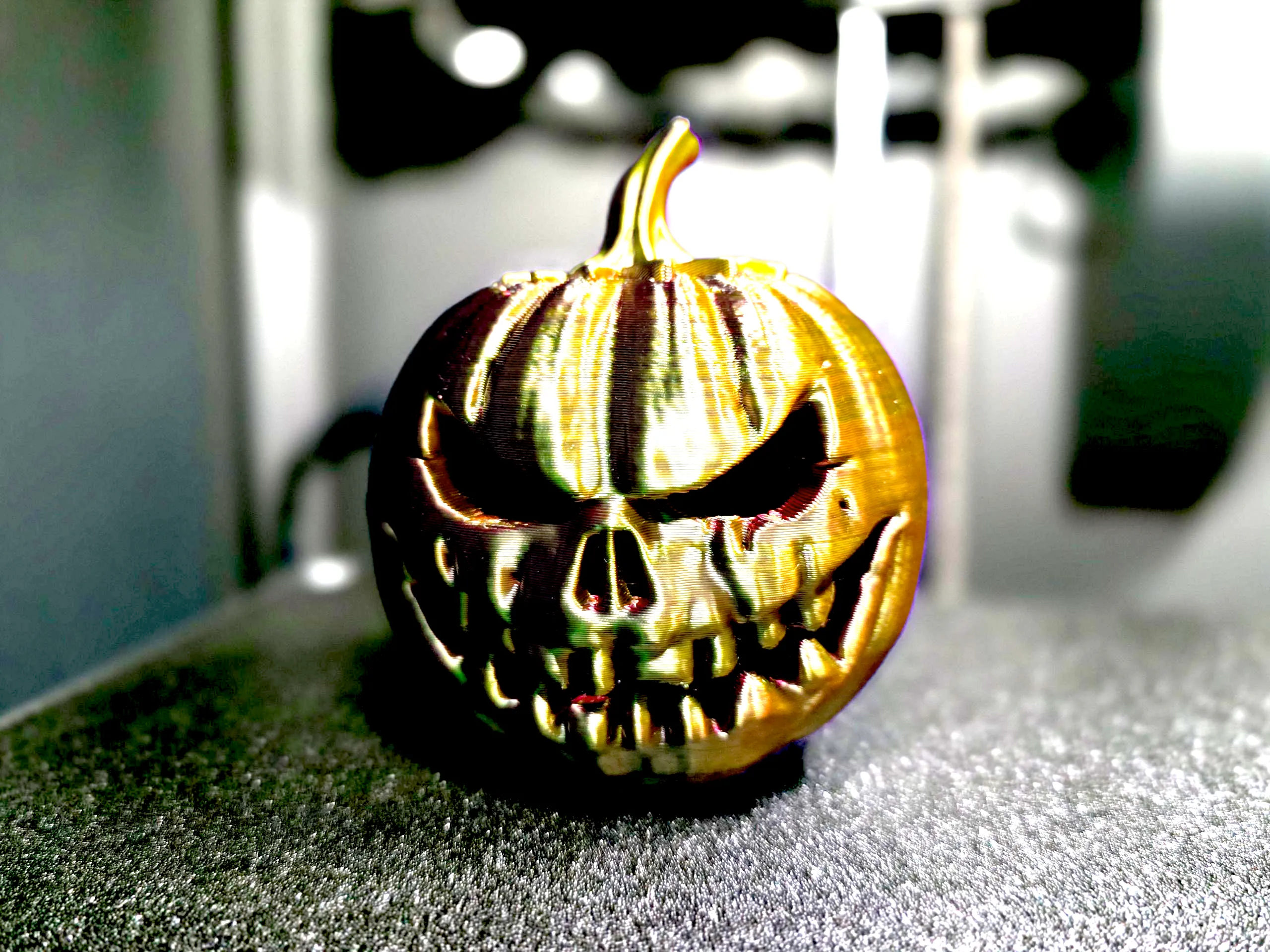 Halloween Pumpkin Skull by DTM247 MakerWorld: Download Free 3D Models