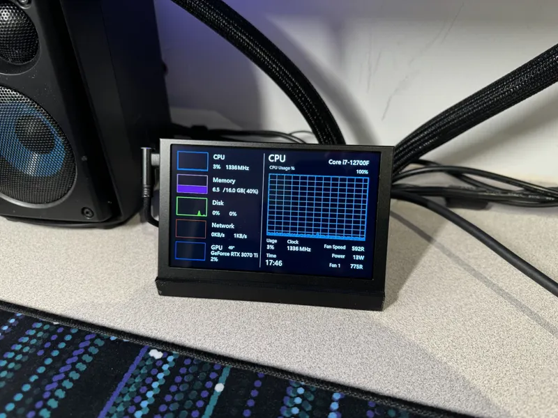 Stand 5” Turing Smart Screen