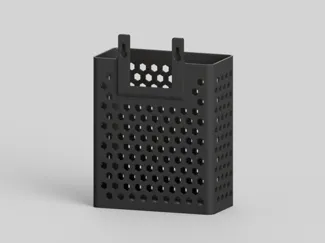 Poop bin for Kobra S1 (keyhole slot mounting)