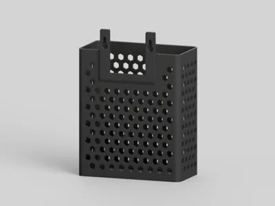 Poop bin for Kobra S1 (keyhole slot mounting)