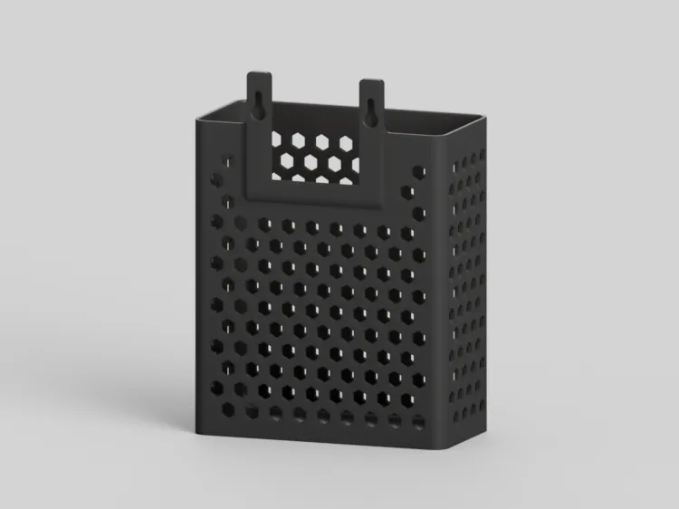 Poop bin for Kobra S1 (keyhole slot mounting)