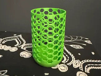 Honeycomb Pen Holder – Cylindrical