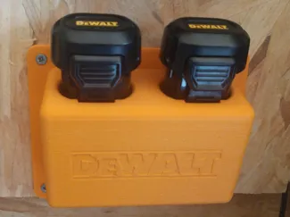 Support mural pour batterie 7.2V DeWalt