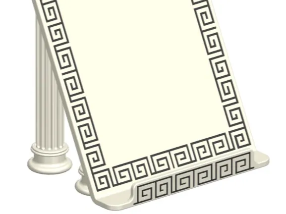 Suporte para celular pilares gregos