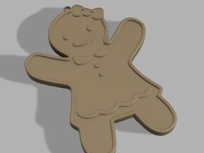 Gingerbread Girl Ornament