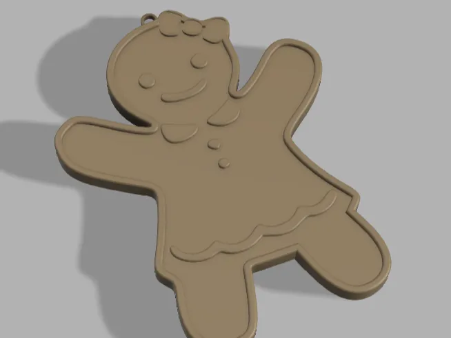 Gingerbread Girl Ornament