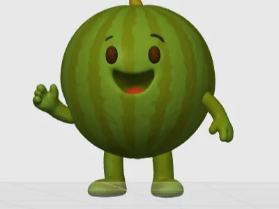 Melonen Figur