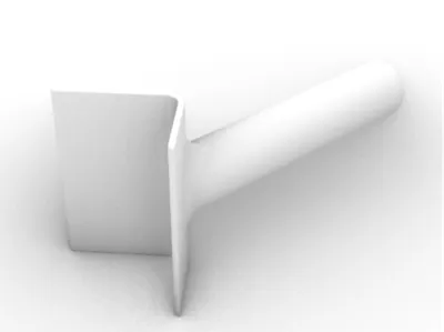 Concrete edge smoothing tool