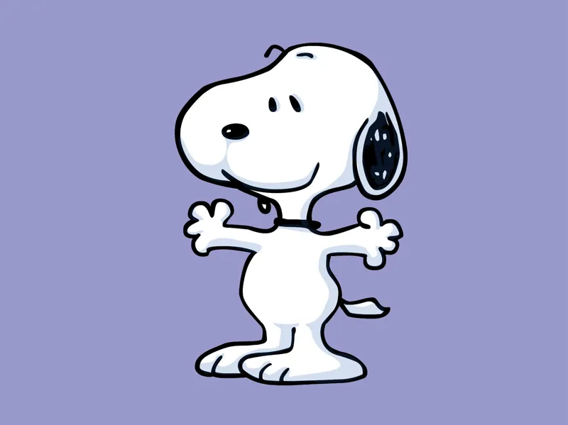 snoopy hug keychain