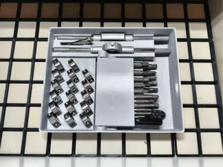 Gridfinity Tap and Die bin