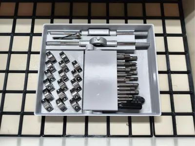 Gridfinity Tap and Die bin