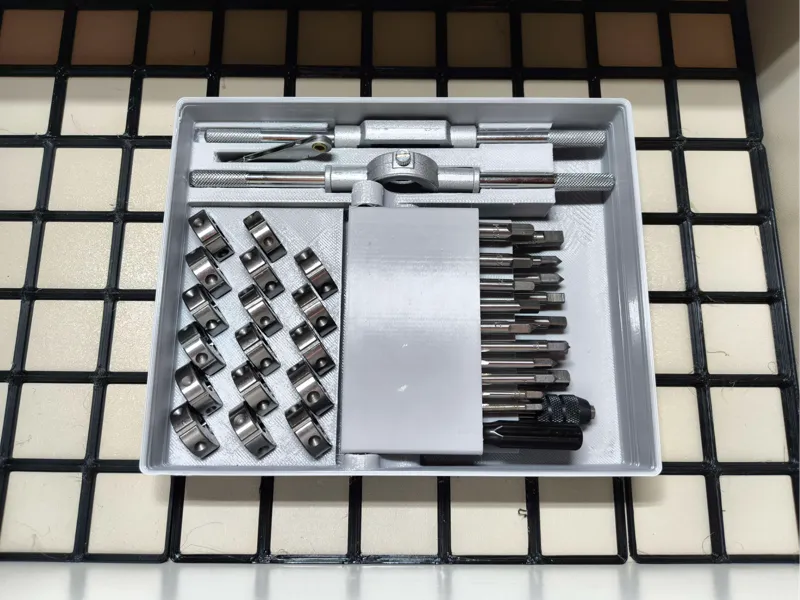 Gridfinity Tap and Die bin
