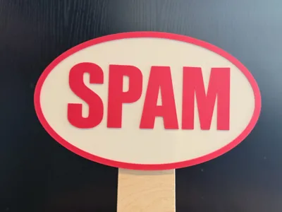 SPAM SIGN DECO