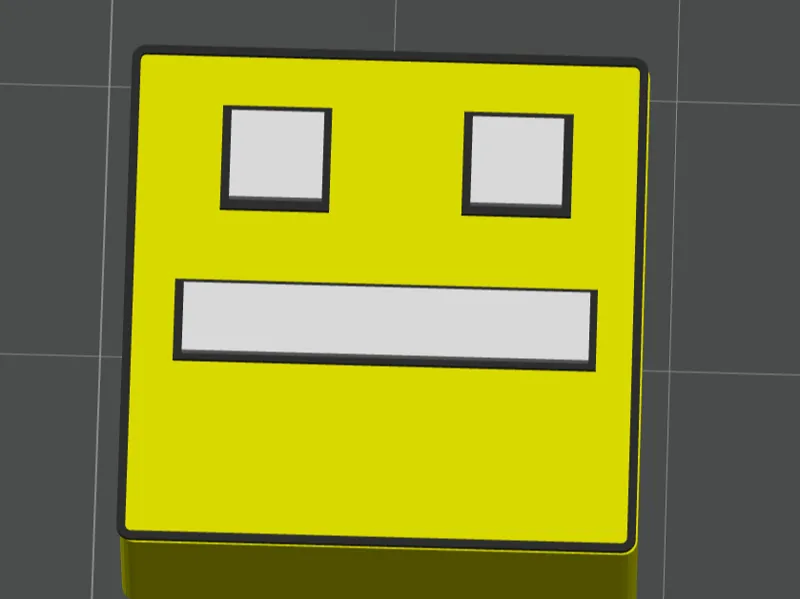 Geometry Dash Icon Keycap