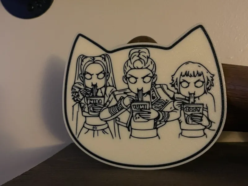 K POP Demon Hunters Huntrix Wall Art 
