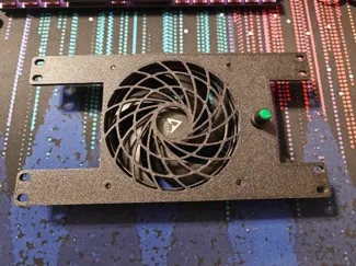 10in Rack Mount 3u 120mm Fan with Speed Control