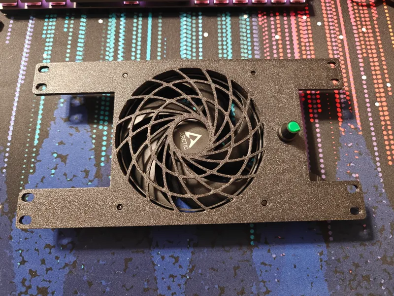 10in Rack Mount 3u 120mm Fan with Speed Control