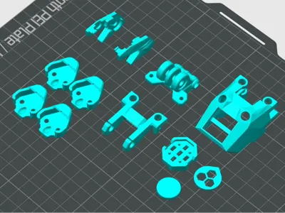 MANTA 5 Pro Five-Inch Frame 3D Printed Parts