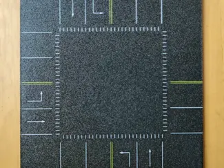 红绿灯路口路面
