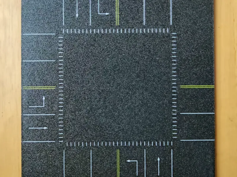 红绿灯路口路面
