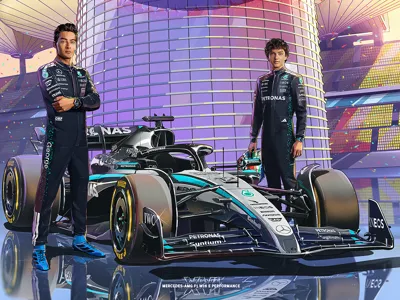 2025 Shanghai F1 Grand Prix Mercedes lithophane light panel