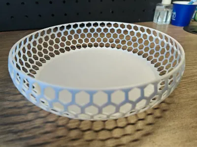 Hexagonal Honeycomb Storage Bowl