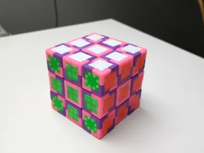 3x3x3x1 Physical 4D Rubik's Cube