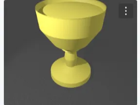 Troféu Simples para Brincadeiras
