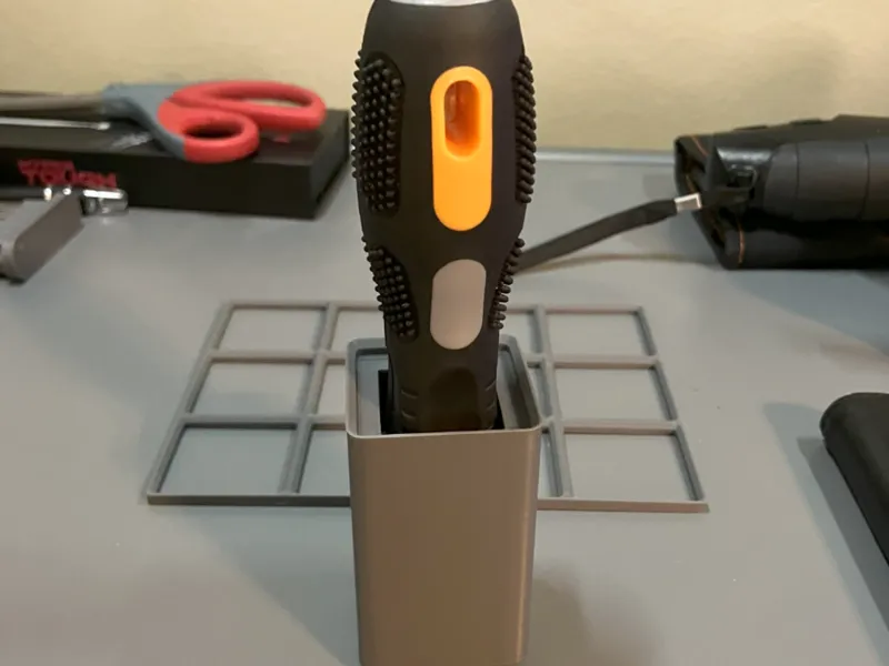 Gridfinity--Pittsburg Ratcheting Screwdriver Stand