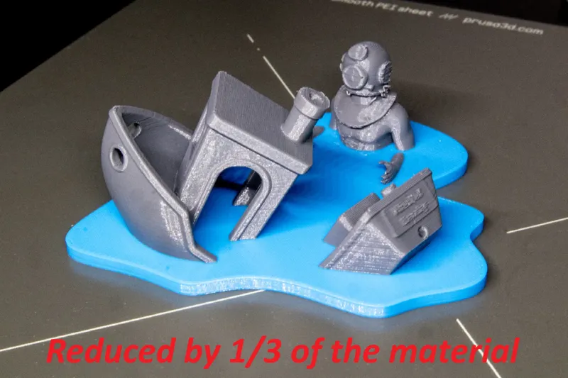Benchy Wreck at Sea-Diver Edition Reduced material