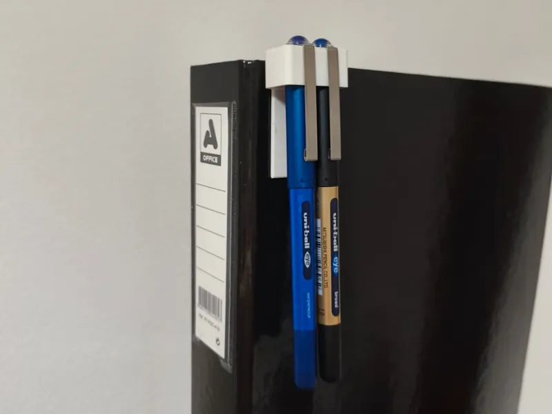 Notebook Dual Pen Holder Clip
