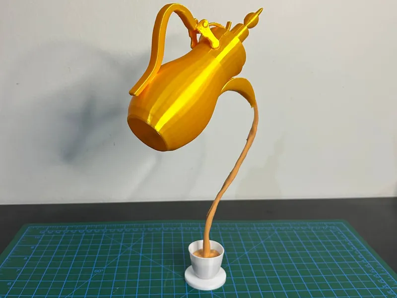 Floating Arabian Saudi Coffee Pot