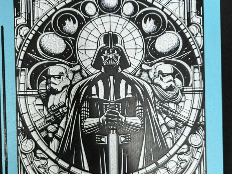 Star Wars Stained glass Hueforge
