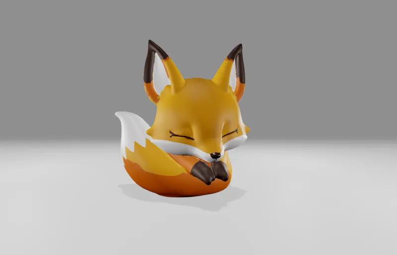 Generative AI - Sleeping Fox