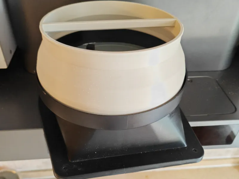 小米P1油烟机管160转接头