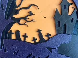 plaque d ombres halloween 