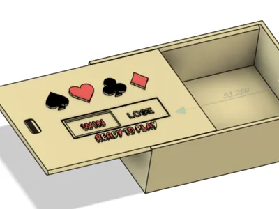 Cards Holding Box – 3D Printable Storage Organizer