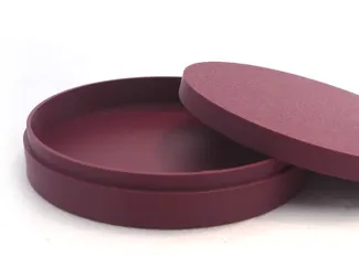 Customizable Round box with lid Diam: 100 mm