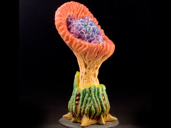 Plante extraterrestre décorative — tête d'écume