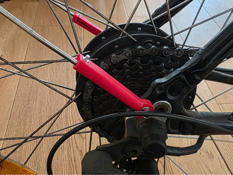 Bike Mudguard rail holder