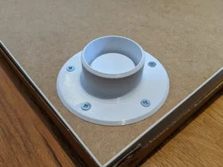 IKEA Linnmon Leg Mount for 1.5 inch PVC Pipe