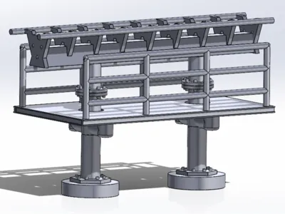 Roller coaster station and track