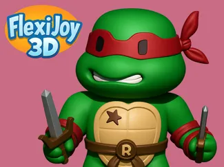 STUMBLE GUYS - Ninja Turtle – Raphael - FlexiJoy3D