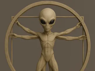 Alien Modelo 3D Estilizado