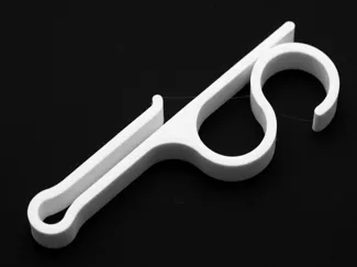Shower door hook