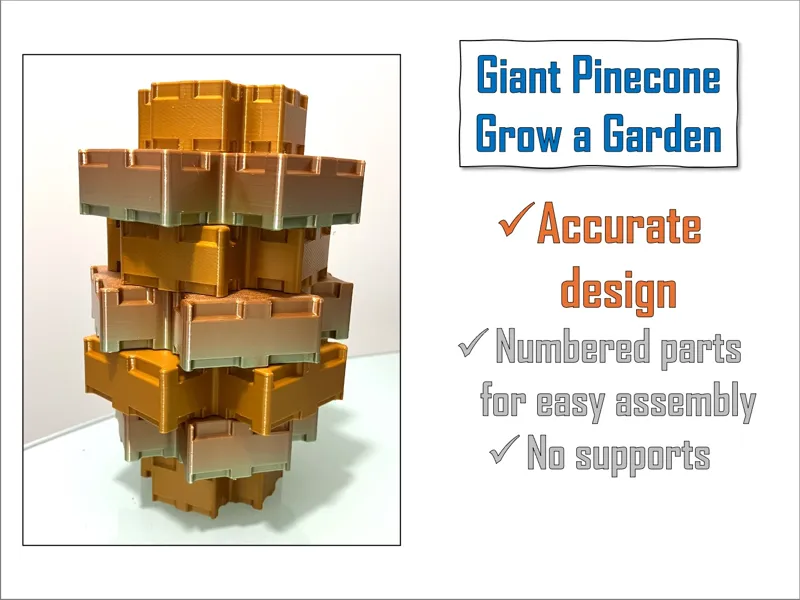 Giant Pinecone - Grow a Garden