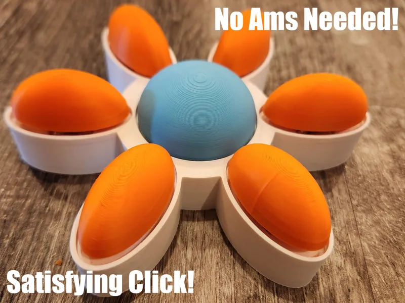 MX Switch Flower Clicker – Fidgety Fun