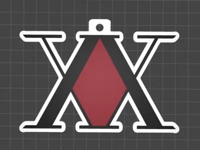 hunter x hunter keychain